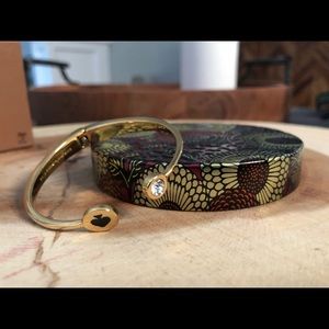 Kate Spade Open Hinged Gold Bangle